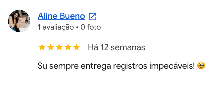 Avaliação Aline Bueno